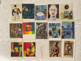 15 AK Kunstkarten verschiedene Künstler