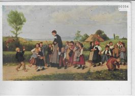 Albert Anker - Schulspaziergang - La promenade scolaire