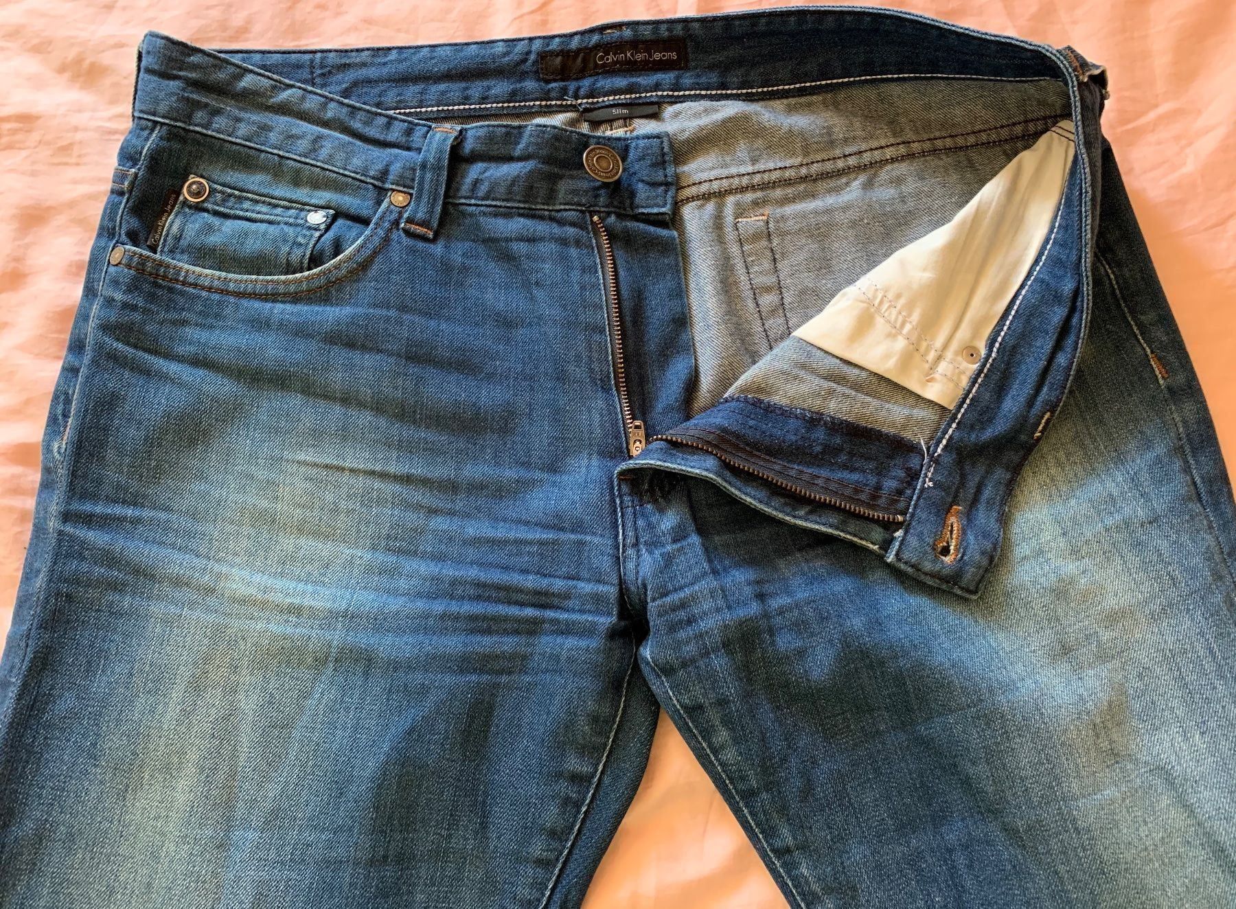 Calvin Klein Pantaloni: Jeans Hose Calvin Klein Slim – Usato da Zürich venduto da ThaliaL 1