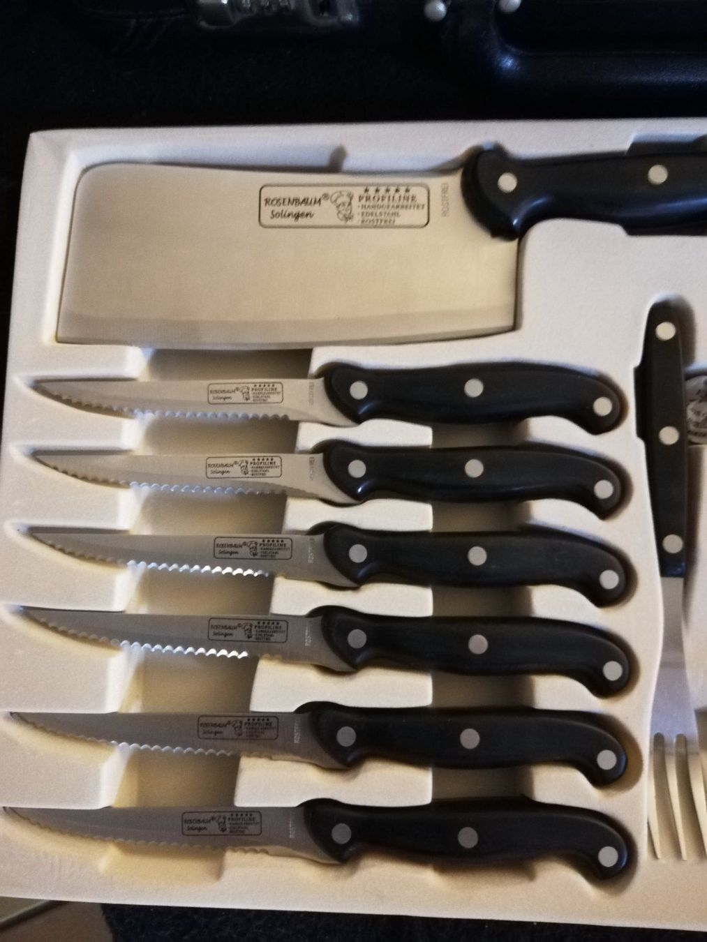 Coltelli da cucina: Messerkoffer 24 teilig neu Rosenbaum – Nuovo e nell'imballaggio originale da Bex venduto da renebaar 2