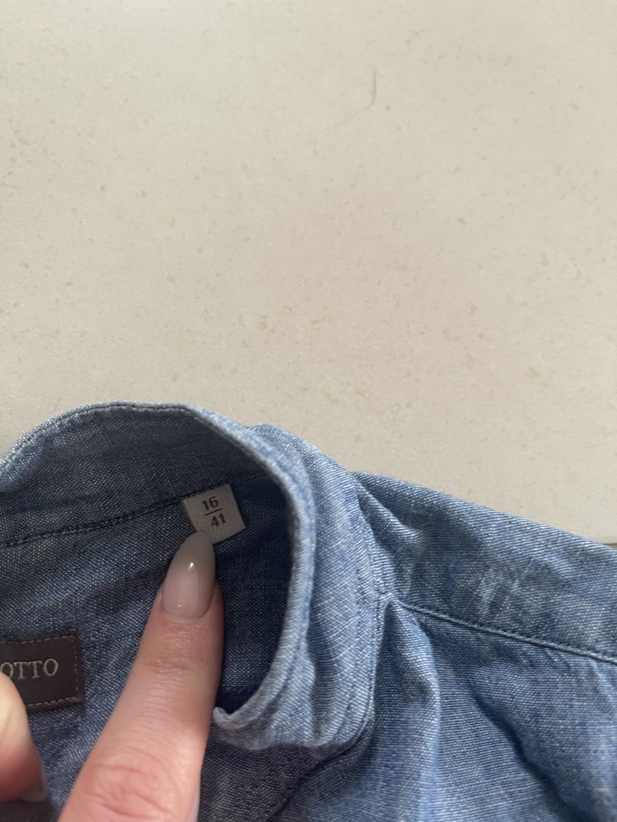 Camicie: Jeans Optik Hemd Modesto Bertotto 16/41 – Usato da Bassersdorf venduto da Sandy456 3