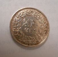 1/2 Franken Silber 1952