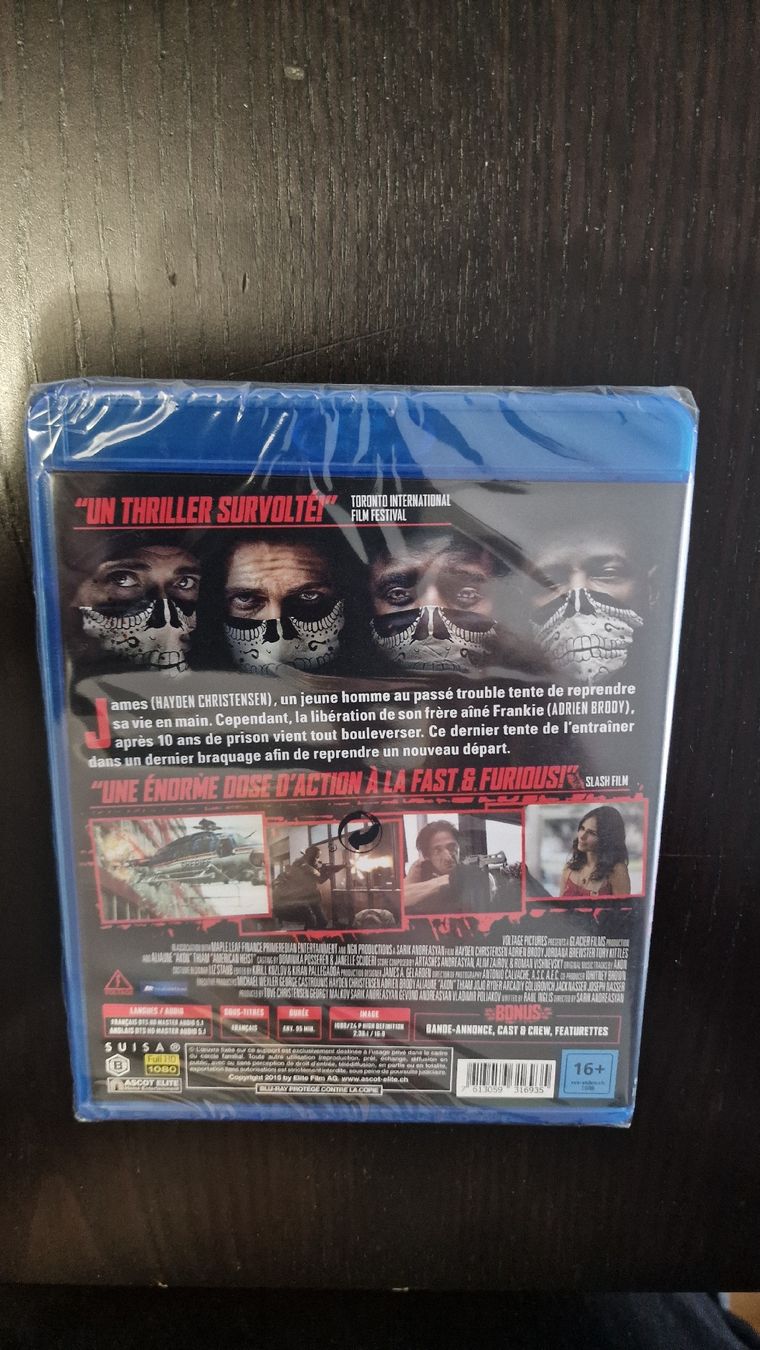 Tutti i DVDs: American Heist – Nuovo e nell'imballaggio originale da Bussigny venduto da Clapman 1