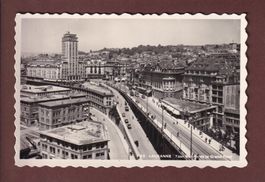 LAUSANNE - Grand Pont et Tour Bel-Air - 1952