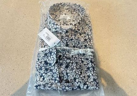 Eterna Langarmhemd, Slim Fit, Gr. 44, neu, org. verpackt