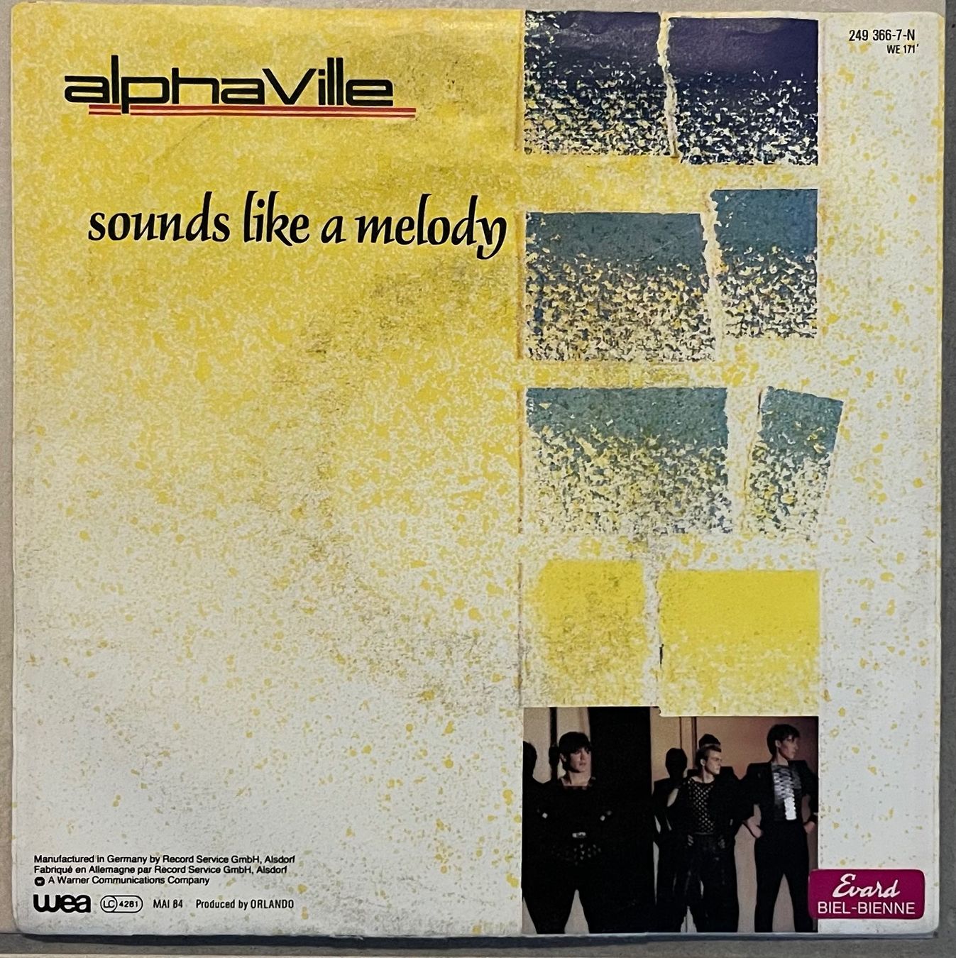 Dischi in vinile: ALPHAVILLE - SOUNDS LIKE A MELODY – Usato da Bussigny venduto da vinyl-pas-cher 1