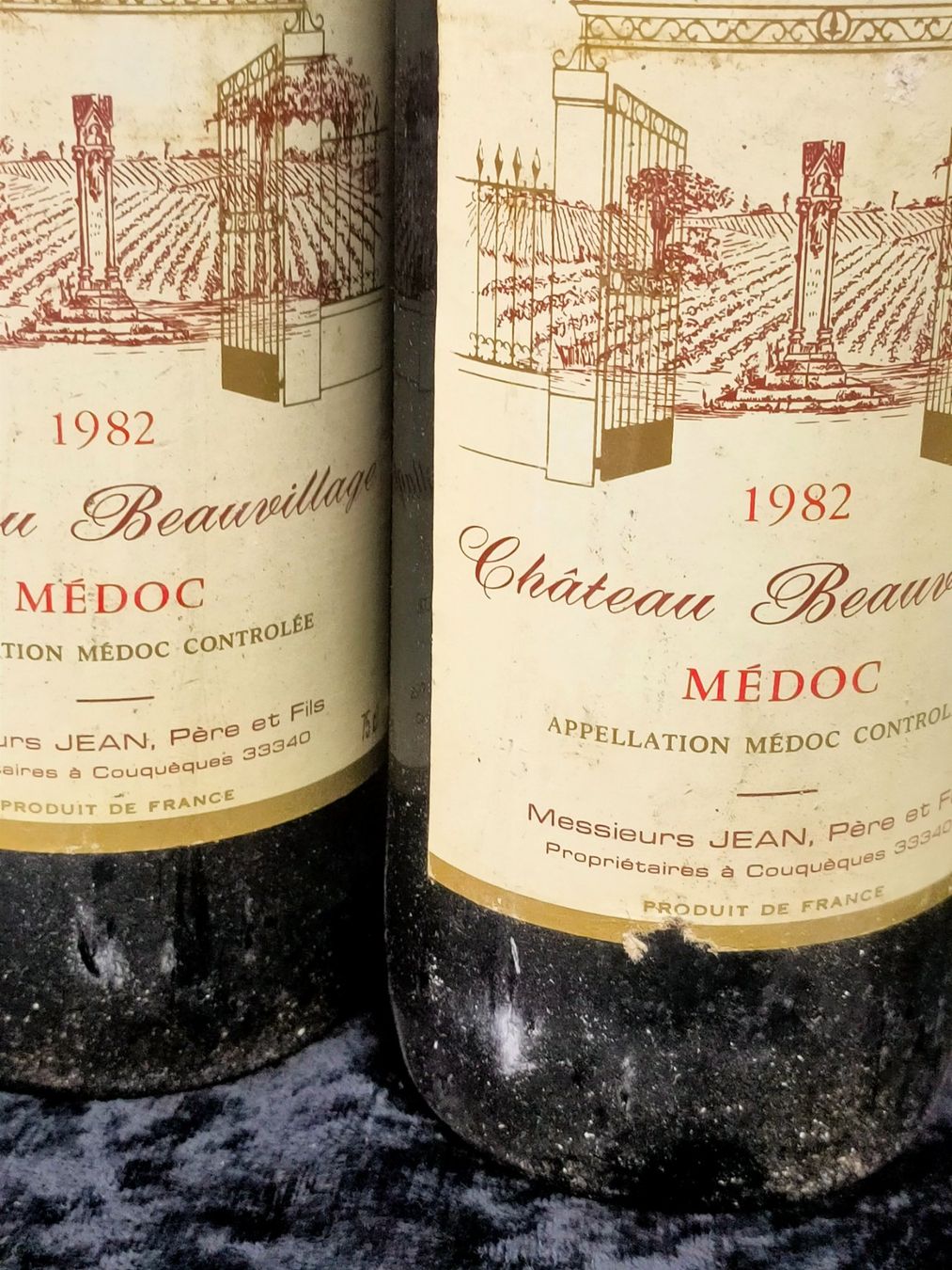 Wein: 2 BOUTEILLES CHÂTEAU BEAUVILLAGE 1982 – Neu (gemäss Beschreibung) aus Genève von Leboucheoreilles 6