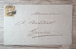 TR48 Enveloppe + Timbre Suisse 1877