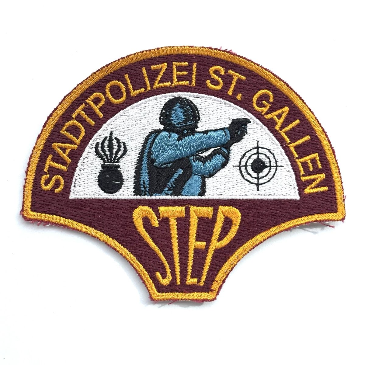 Placchette & Badge: Patch Polizei Spezialeinheit STEP St. Gallen – Usato da Riedikon venduto da Rokh01