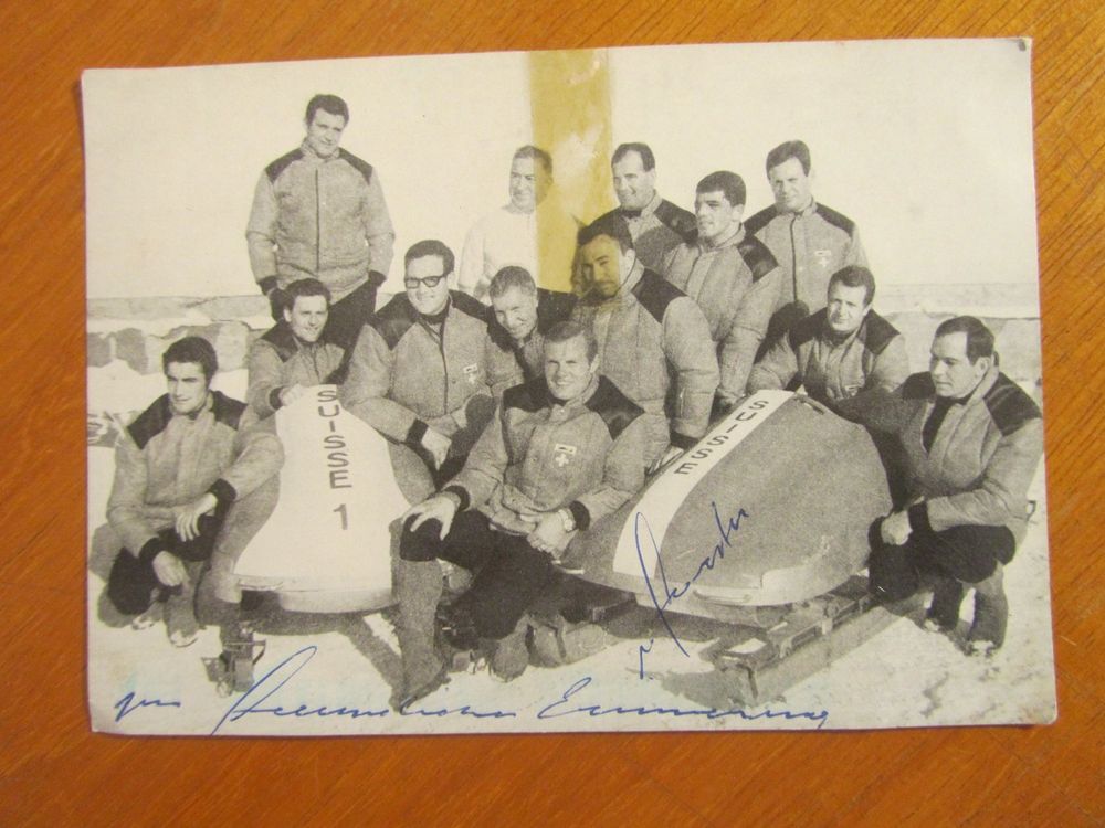 Schweizer Bobmannschaft, Olympische Winterspiele 1968 Kaufen auf Ricardo
