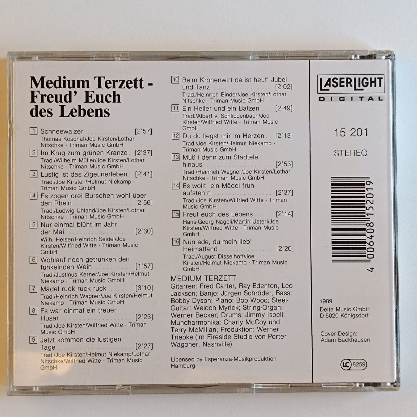 CD: Medium Terzett - Freud' Euch des Lebens (CD) F29 – Usato da Sessa venduto da fraenklishop 1