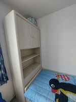 Kinderbett mit Pult & Kleiderschrank / Möbel Set 5tlg
