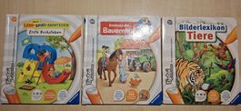 3 tiptoi Ravensburger Bücher, gebraucht
