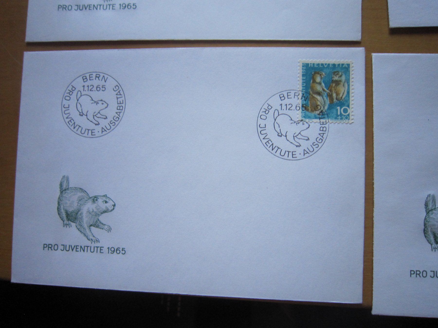 Alle Briefmarken: PJ 1965 FDC Serie und einzeln – Gebraucht aus Gordola von Polentaefung 6