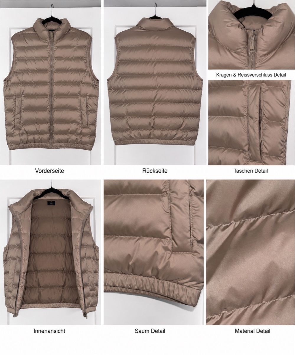 Zara Gilet & Giacche: Zara Steppweste beige/taupe – Usato da Basel venduto da cemerzncan