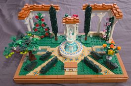 LEGO Icons 10359 Springbrunnengarten