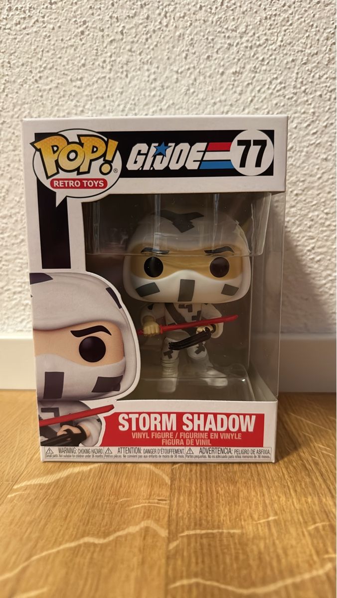 Funko Statuette: Funko Pop Storm Shadow 77 Gi Joe  – Nuovo e nell'imballaggio originale da Suhr venduto da Dominick