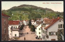 Wald /ZH, Hintere Dorfstrasse mit Gesch