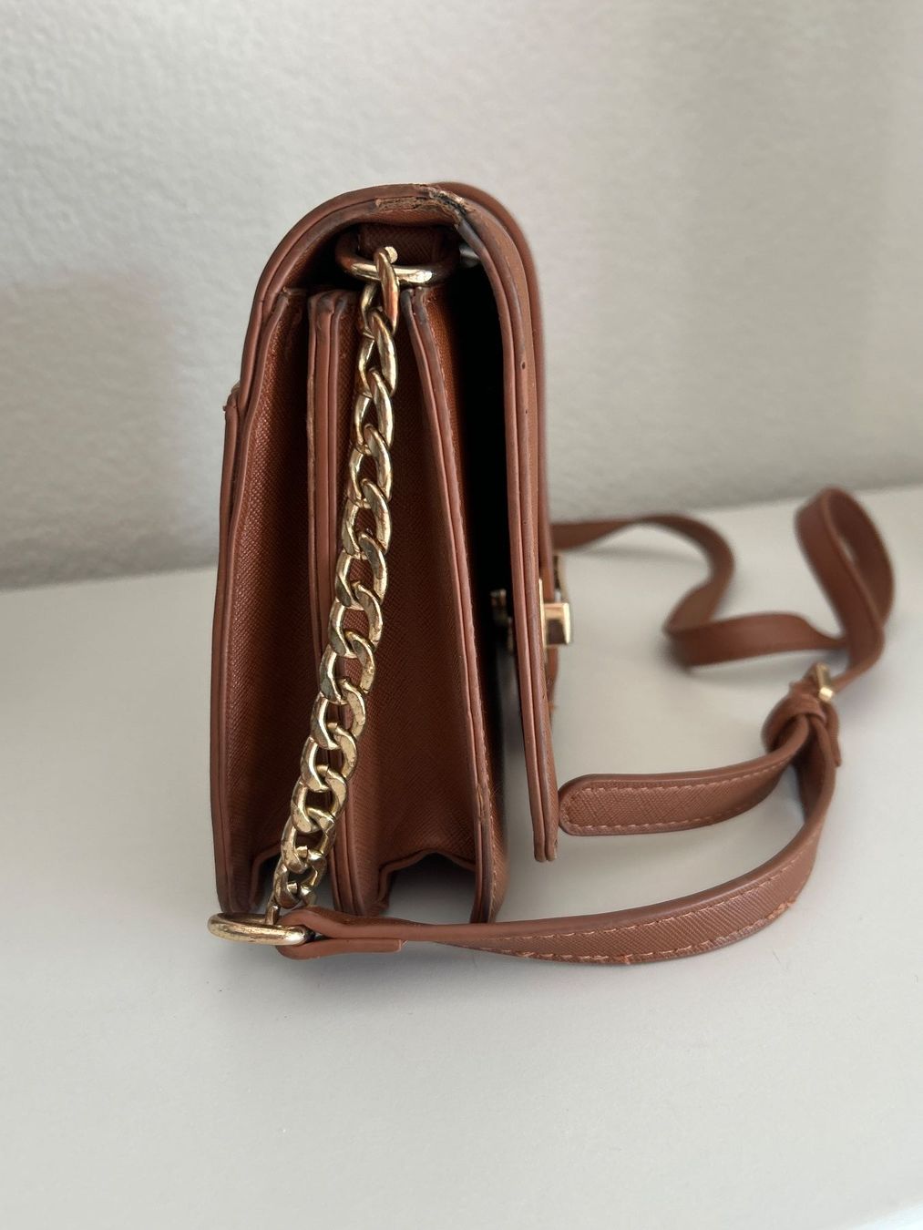 Taschen für Damen: Damen Umhängetasche braun – Gebraucht aus Brunnen von Nala2929 2
