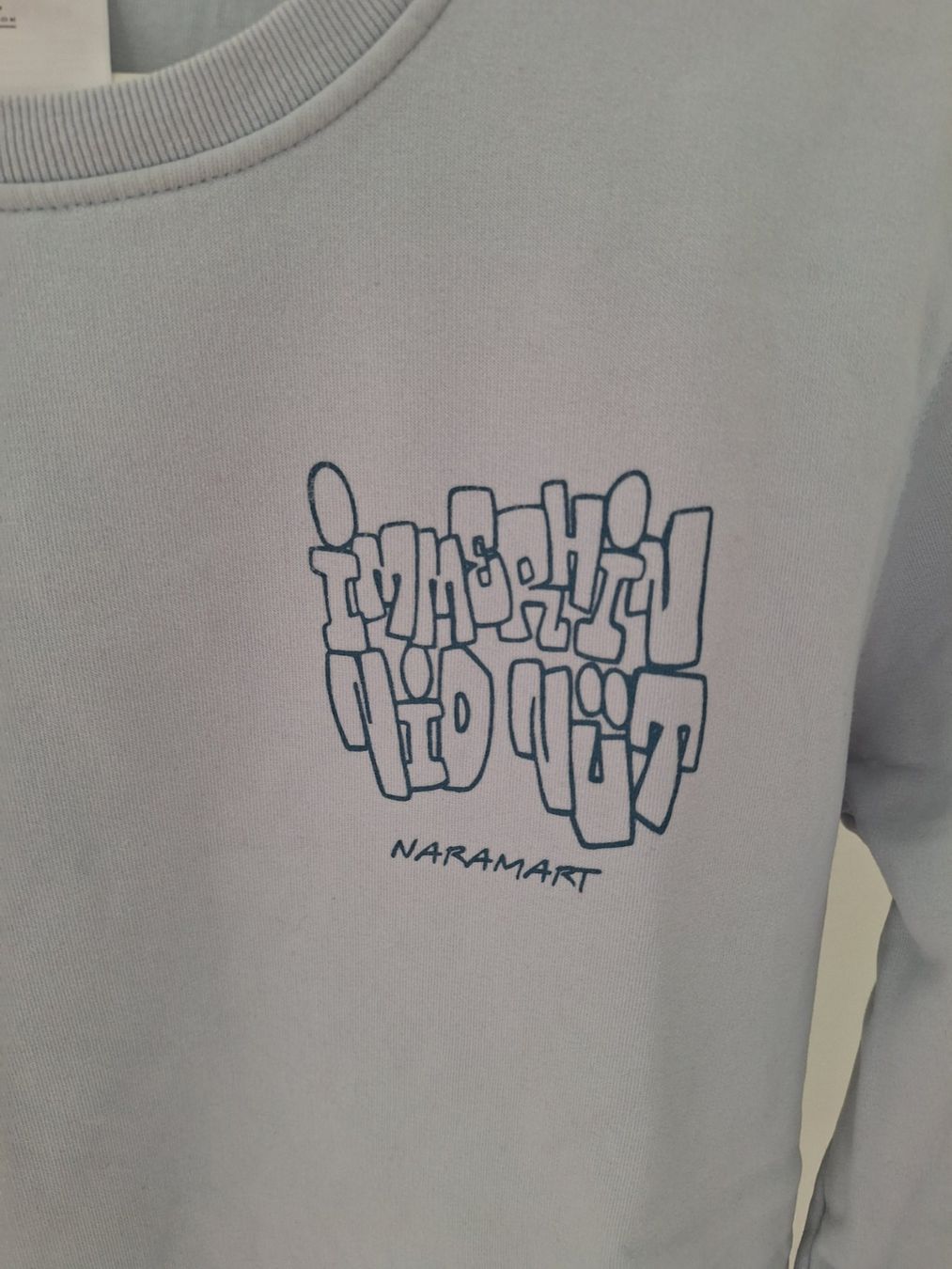 Maglioni & Felpe: Naramart Sweatshirt hellblau mit Print M/L – Usato da Solothurn venduto da uca_k26x 2