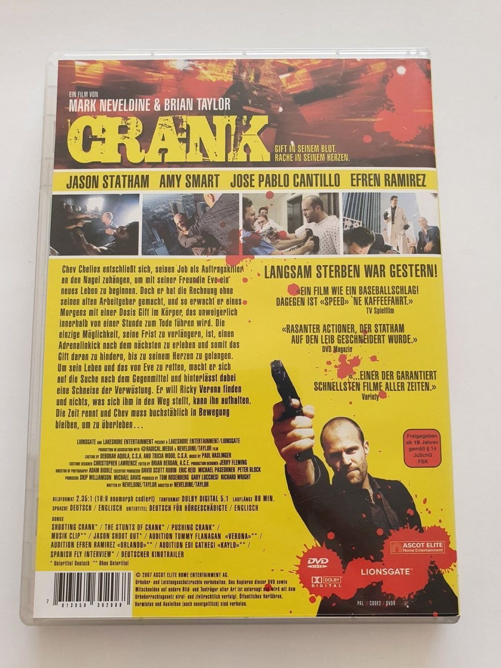 Alle DVDs: Crank (Jason Statham) – Gebraucht aus Oberdorf BL von BaldenEagle 1