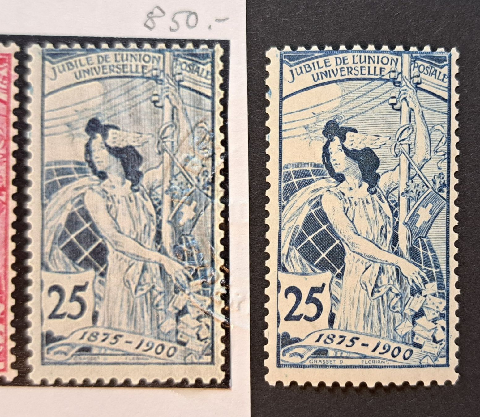 Alle Briefmarken: SBK 79C postfrisch mit Attest – Neu (gemäss Beschreibung) aus Unterägeri von PhilatelieStudiger 1