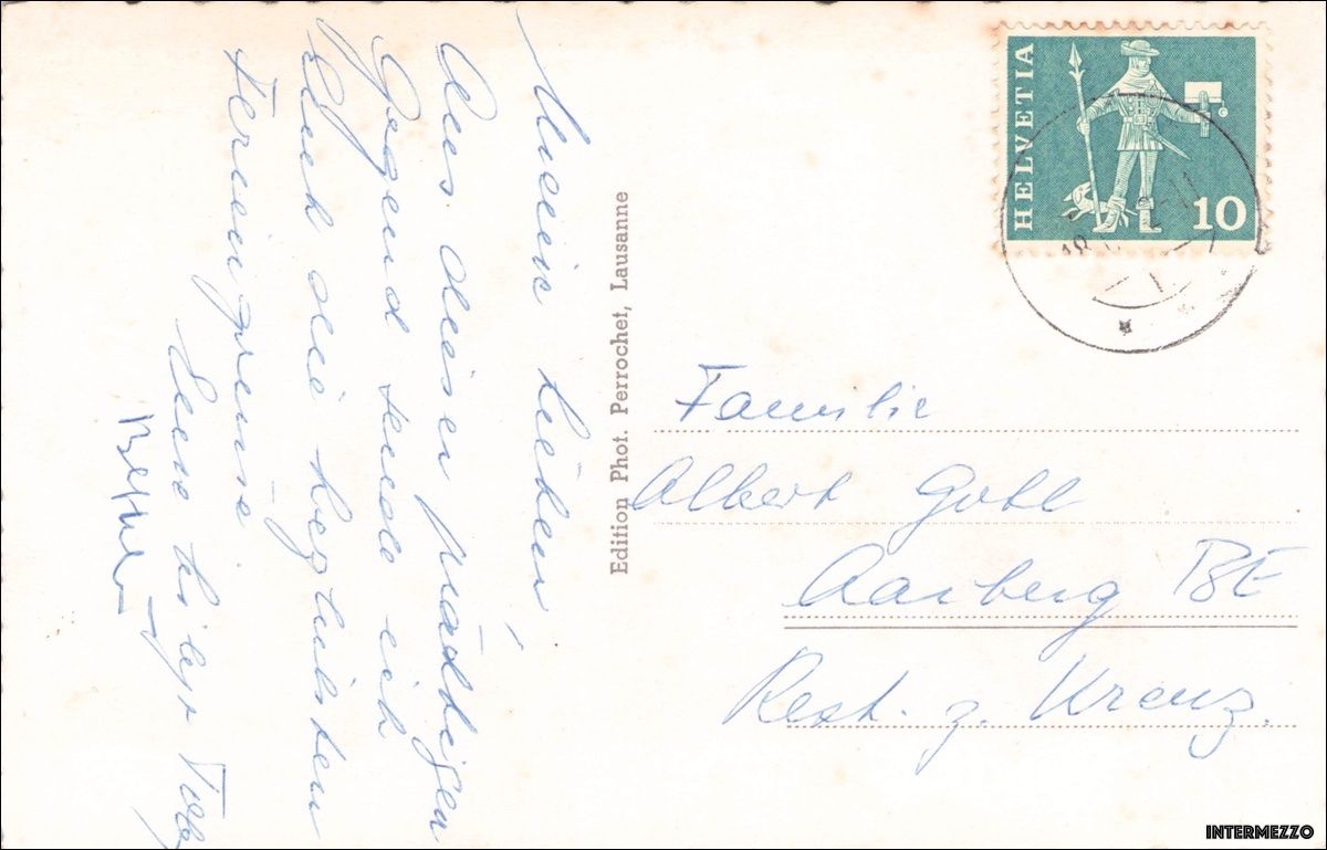 Cartoline postali: Les Haudères VS // Chapelle – Usato da Basel venduto da intermezzo12 1