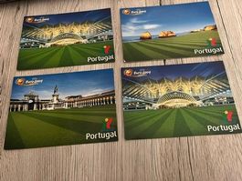 Euro 2004 Portugal Postkarten 4 Stk guter Zustand