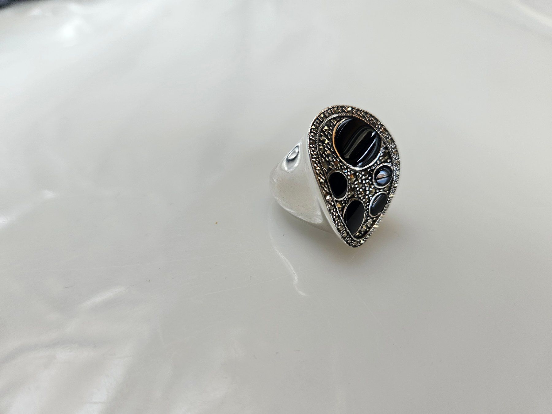 Ringe: Silberring mit Onix Grösse 54 – Neu (gemäss Beschreibung) aus Winterthur von ste_tcx5 3