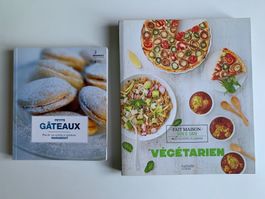 1 Kochbuch + 1 Backbuch (en français)