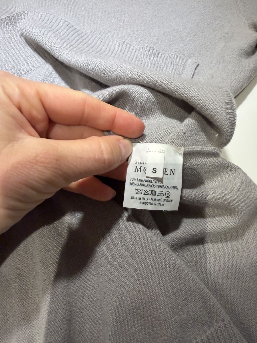 Alexander Mcqueen Pulls & Sweat-shirts: Alexander McQueen Pullover Grau Grösse S Wolle Kaschmir – D'occasion à Maur par my_private_sale 3
