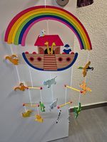 Mobile Arche Noah Holz