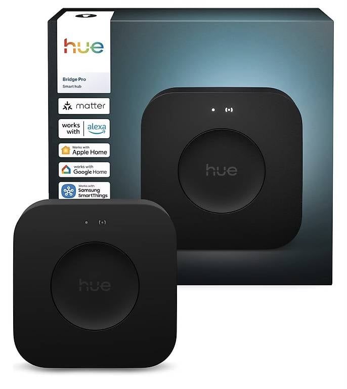 Philips Hubs & Switches: Philips Hue Bridge Pro (schwarz) – Neu (gemäss Beschreibung) aus Buchs ZH von Mike171