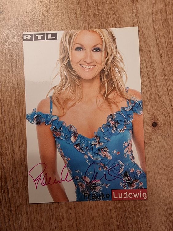 Frauke Ludowig Originalautogramm | Kaufen Auf Ricardo