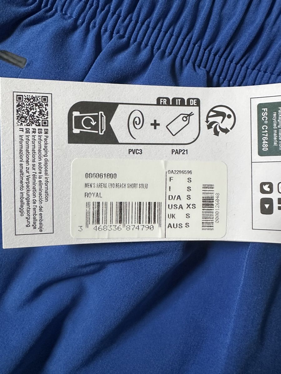 Pantaloni: Badehose Arena Evo Beach Short Royal S – Nuovo e nell'imballaggio originale da Luzern venduto da Stefr 2