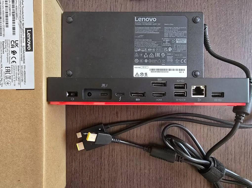 Docking station: Lenovo ThinkPad Thunderbolt 4 Workstation Dock DK2131 – Usato da Biasca venduto da mic_p28k 1