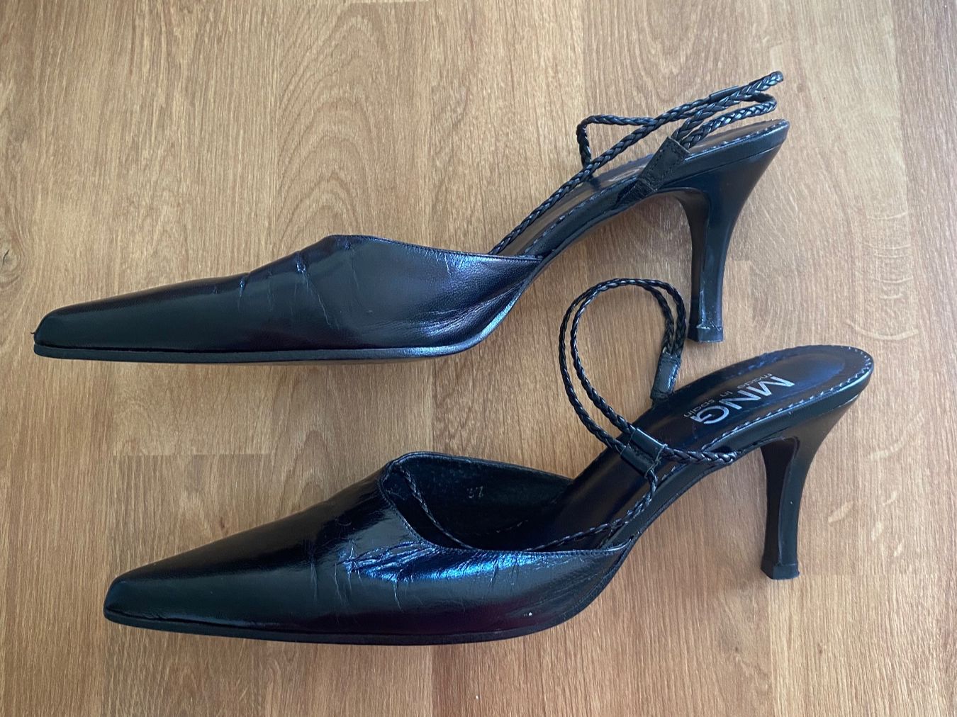 Mango Scarpe da donna: Mules à talon/ chaussures cuir – Usato da pont-la-ville venduto da dia_tt5h 1