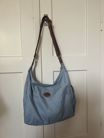 Longchamp Umhängetasche, hellblau 