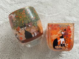 Goebel Windlichter R. Wachtmeister Set  2 Stück