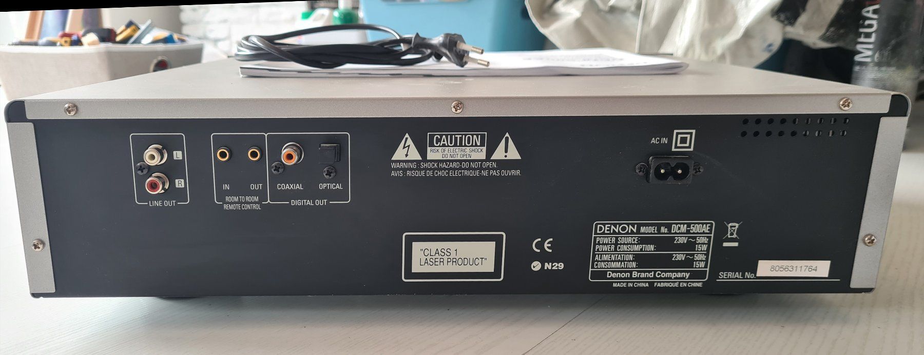 Denon Lettore multimediale & Streamer: Denon DCM-500AE 5 Disc CD Changer HiFi CD-Wechsler – Usato da Aire-la-Ville venduto da Olfaktif 2