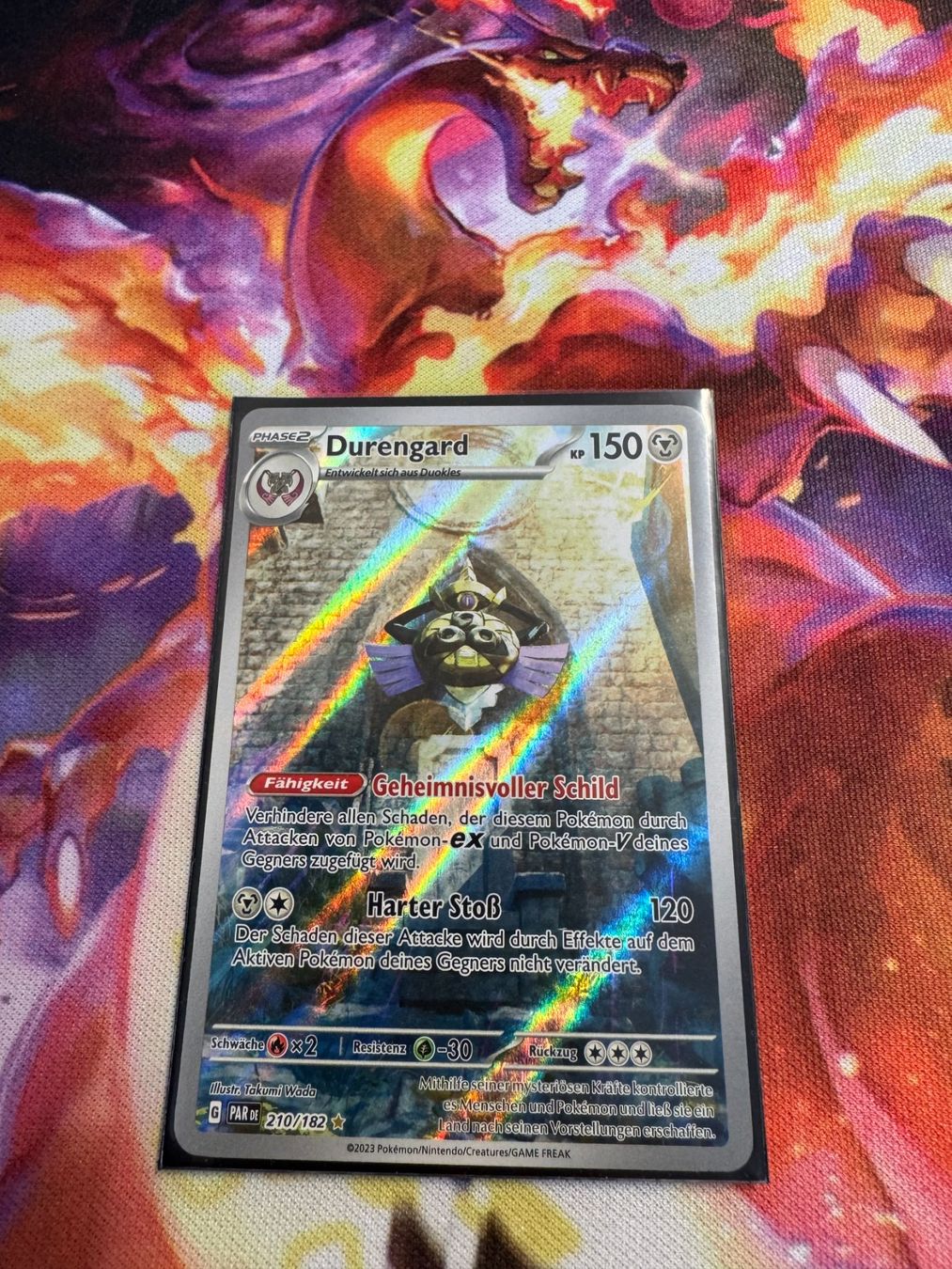 Pokémon Carte collezionabili: Durengard (PAR 210) - Paradoxrift – Nuovo (secondo la descrizione) da Bülach venduto da CherryBlu