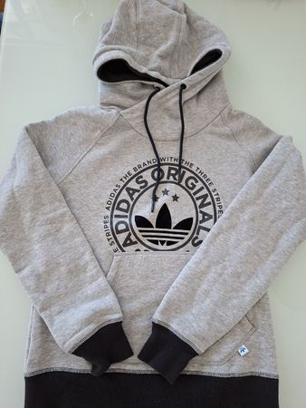 Adidas Originals Sweat à Capuche Gris,