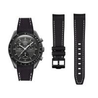 Strap/Armband MoonSwatch New MoonPhase/Snoopy in Schwarz