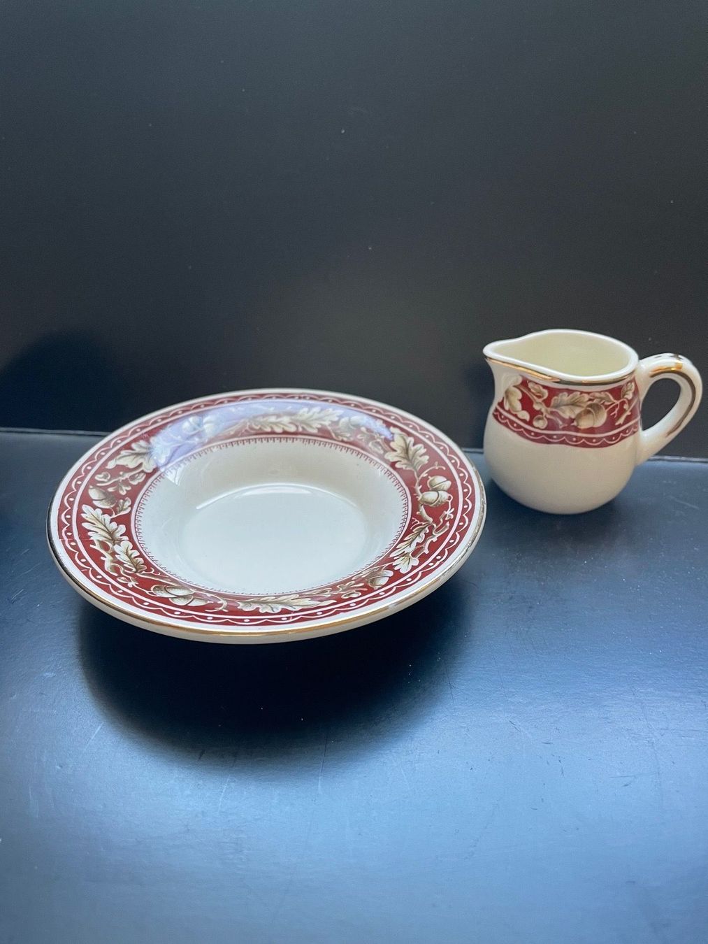 Set di piatti: Grindley England Cremier Set Eichel Deko – Usato da siebnen venduto da minte 2