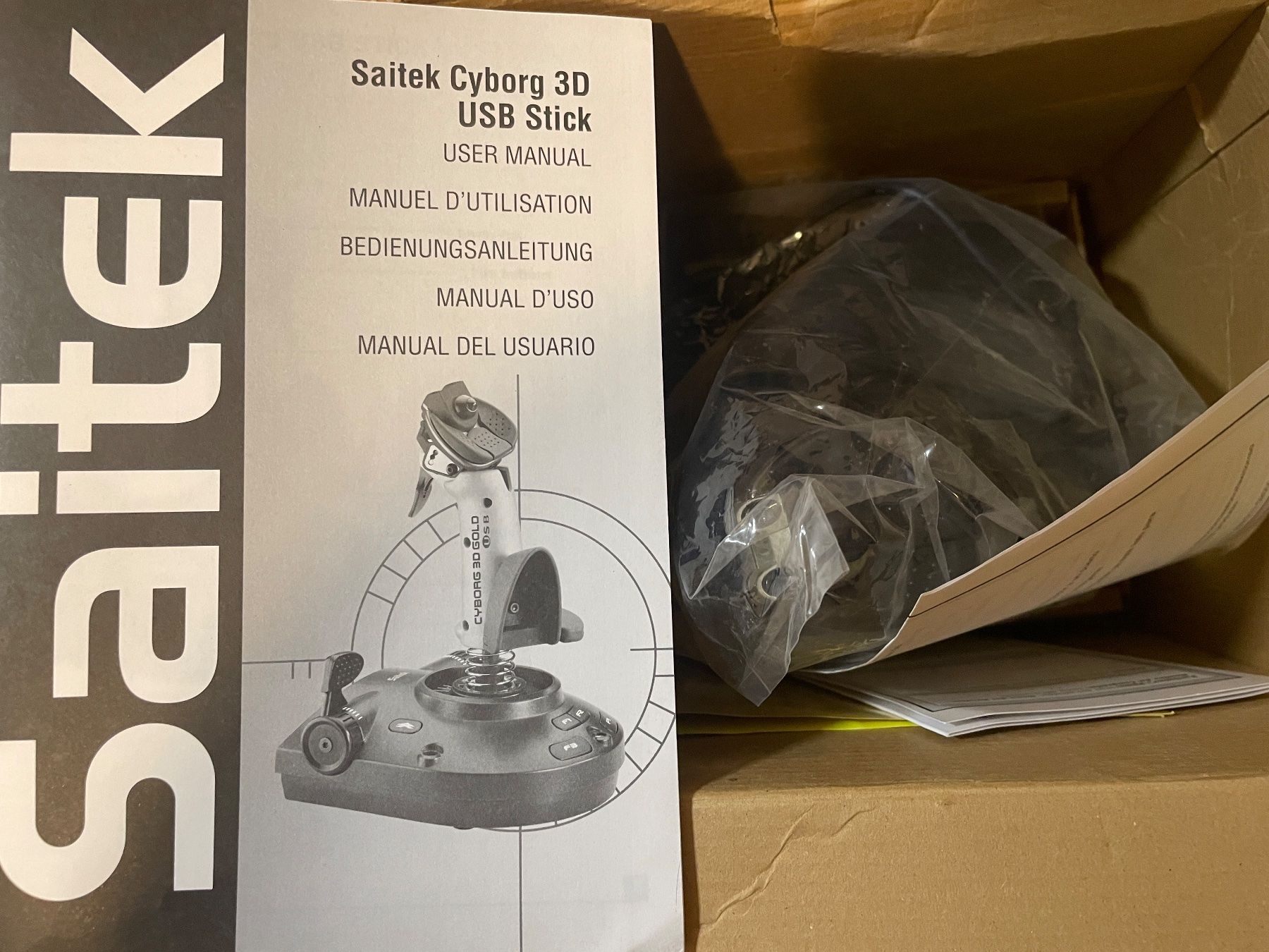 Controller: NEU Saitek Joystick 3D USB Gold – Nuovo e nell'imballaggio originale da Winterthur venduto da calbecht 3