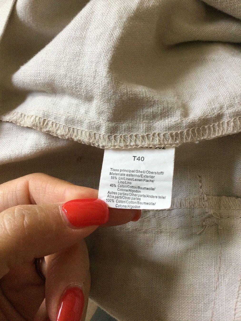 Giacche: Veste beige clair 55% lin NEUF – Nuovo e nell'imballaggio originale da Agiez venduto da chouchanelle 6