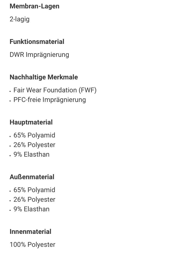 Dynafit Hosen: Dynafit Mercury DST damen gr.40/L neuw. – Gebraucht aus Bever von dvojca 7