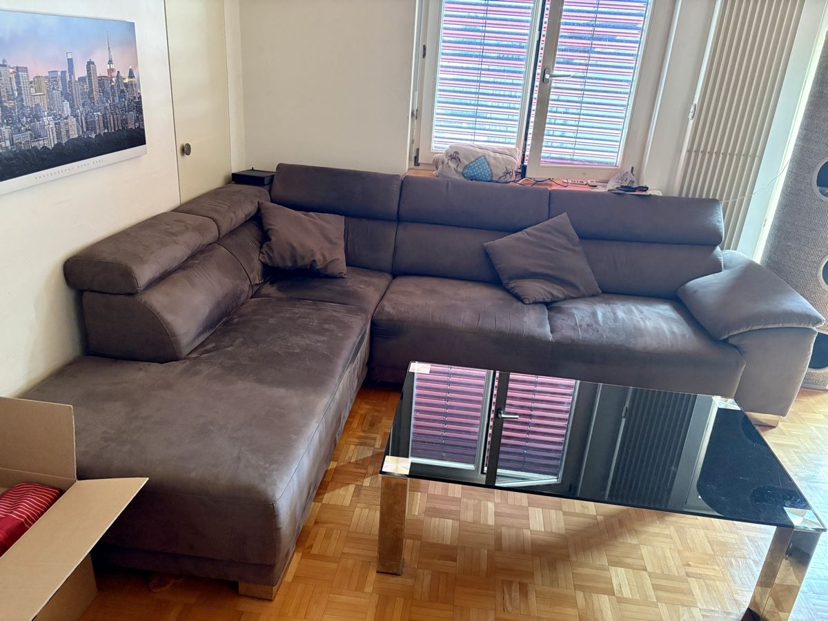 Divani: Alcantara Ecksofa Grau – Usato da Stäfa venduto da Louder85 2