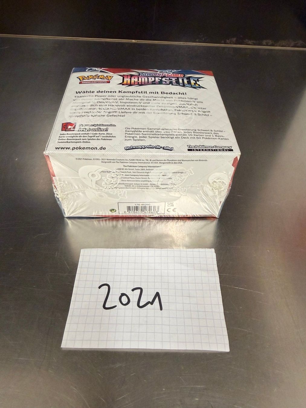 Pokémon Sammelbilder & Trading cards: POKEMON-DISPLAY-KAMPFSTILE-2021-DE – Neu und originalverpackt aus Frick von RC2367 4