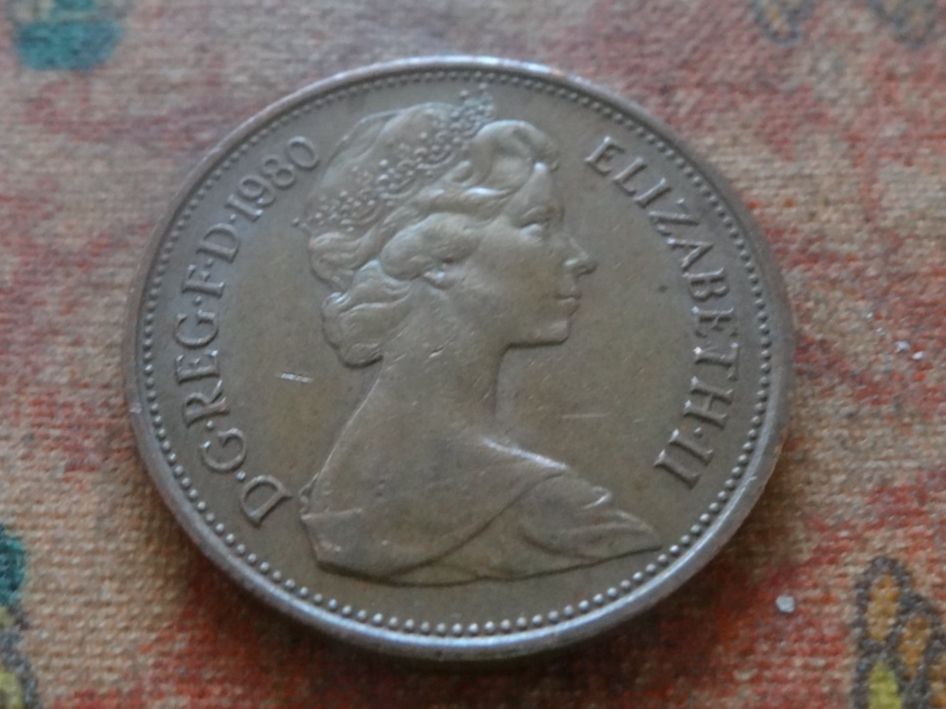 Alle Münzen: ROYAUME-UNI  2 Pence  1980 – Gebraucht aus Romanel-sur-Lausanne von Swift13